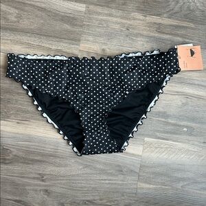 NWT Shade & Shore Polka Dot Bikini Bottoms
